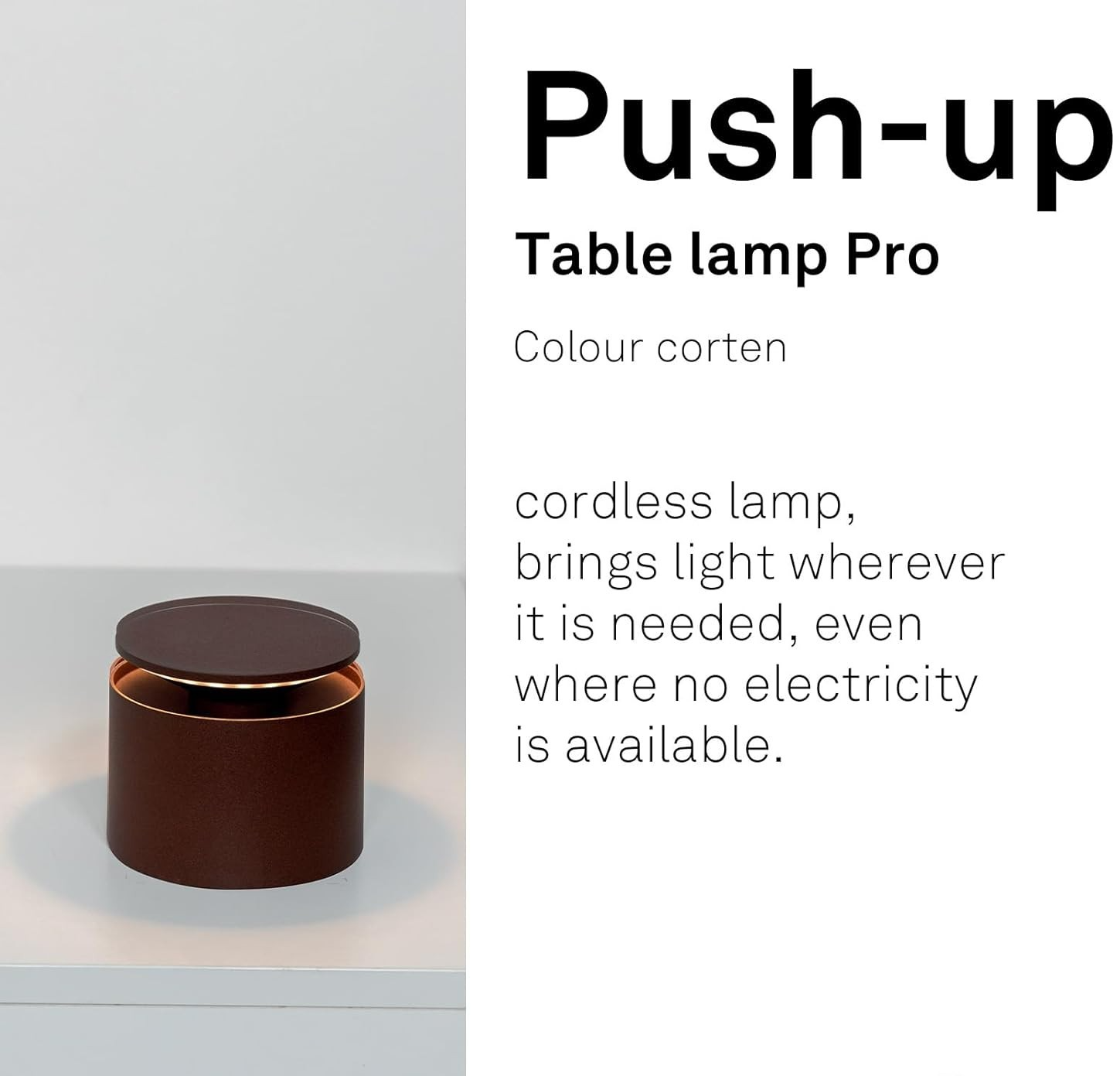 Cordless Rechargeable Touch Table Lamp with Dimmer, Outdoor & Indoor Use