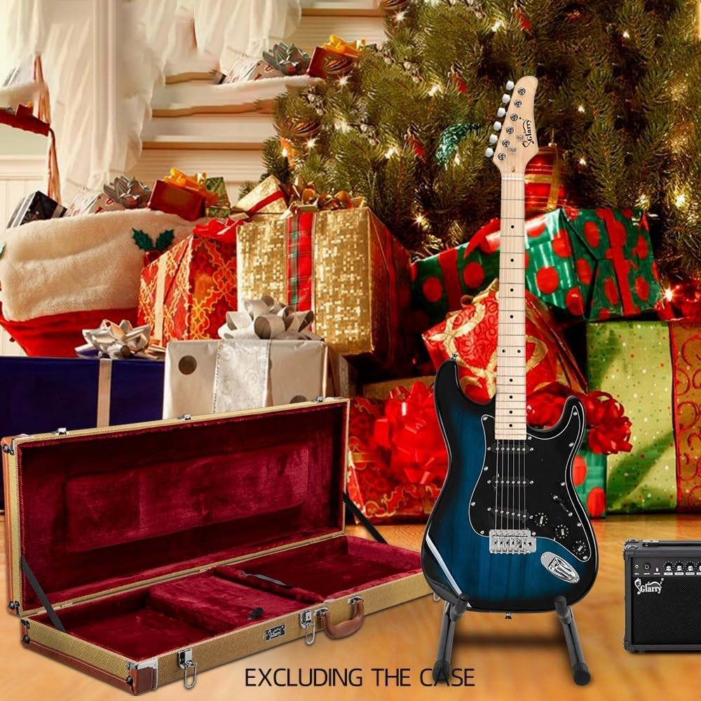 Full Size Electric Guitar Starter Kit with 20W Amp Blue