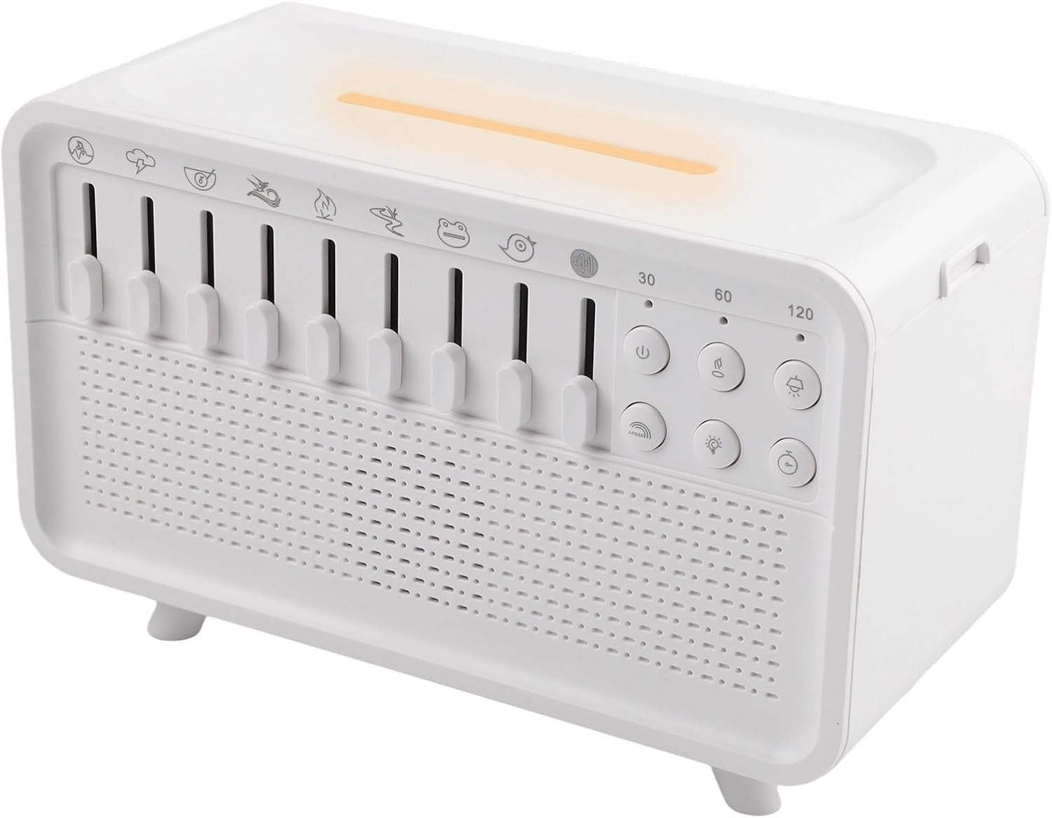 White Noise Machine Humidifier Aroma Diffuser Night Light Sleep Aid