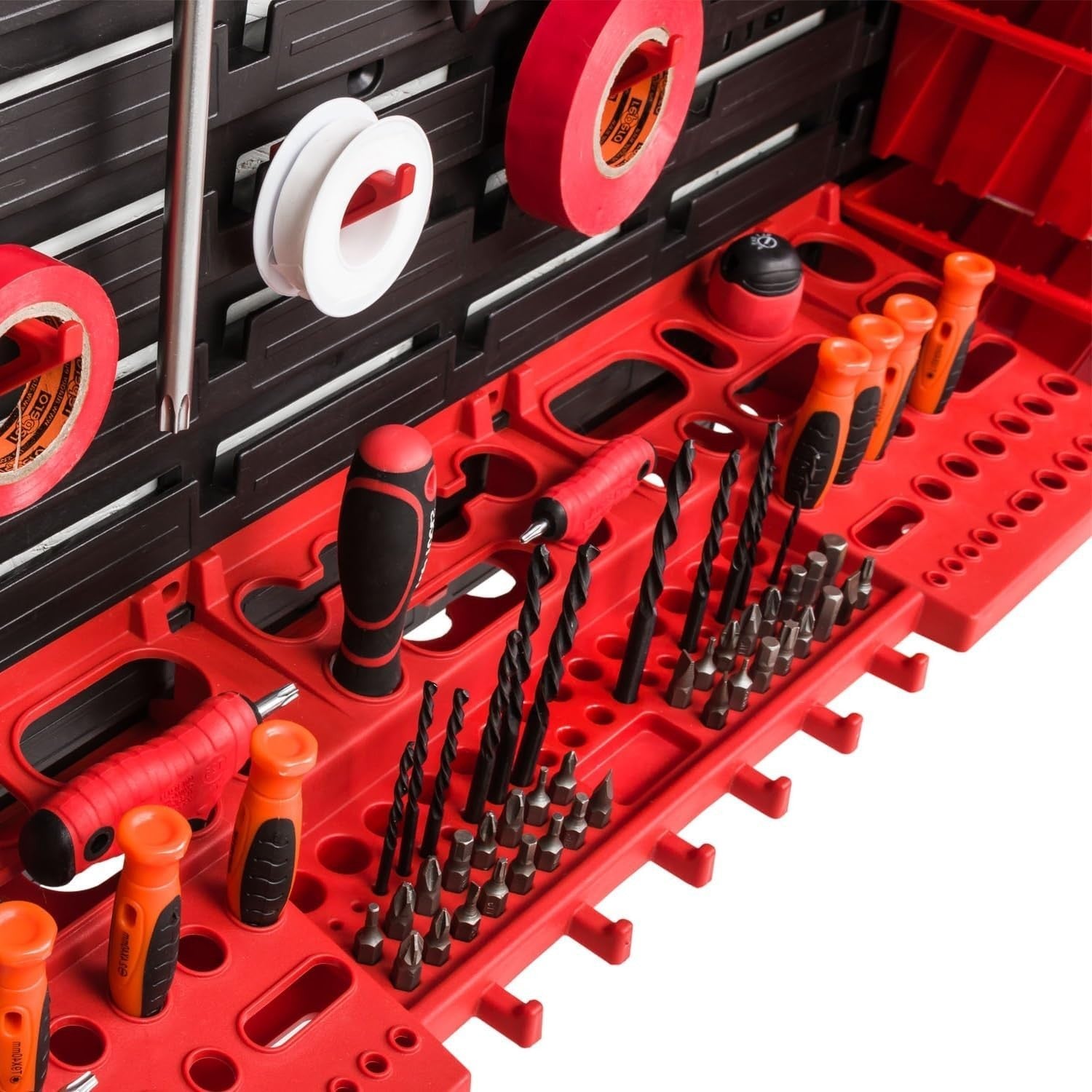 Large Garage Tool Pegboard Wall Storage Organizer Rack Set