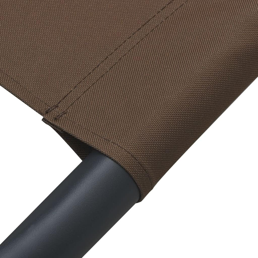 Double Outdoor Sun Bed Lounger with Canopy Weather-Resistant Steel Frame