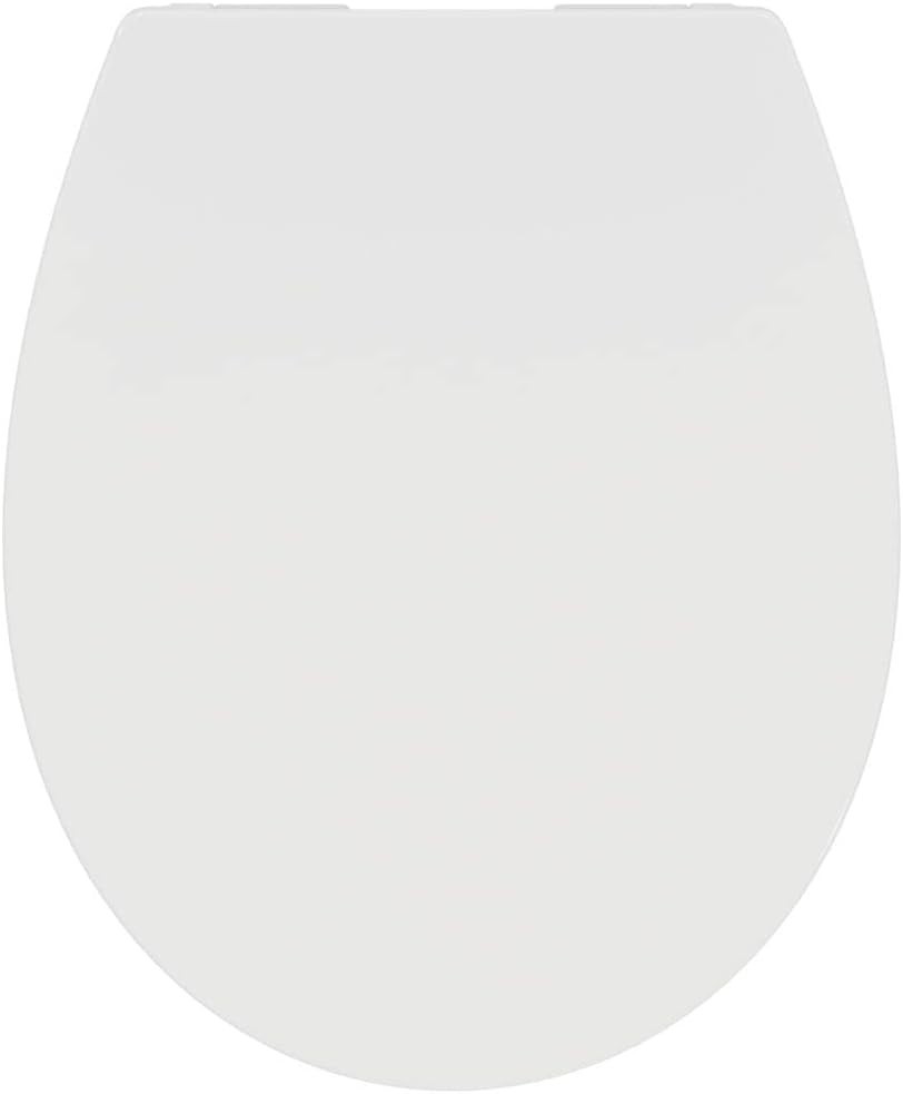 Universal Soft Close Toilet Seat White with Lid Slow-Close Bathroom WC