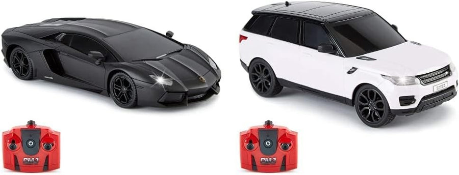 1:24 Luxury SUV Twin Pack RC Cars | 2.4Ghz Fast Remote Control Kids Gift Set