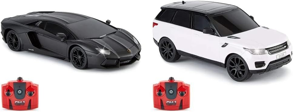 1:24 Luxury SUV Twin Pack RC Cars | 2.4Ghz Fast Remote Control Kids Gift Set