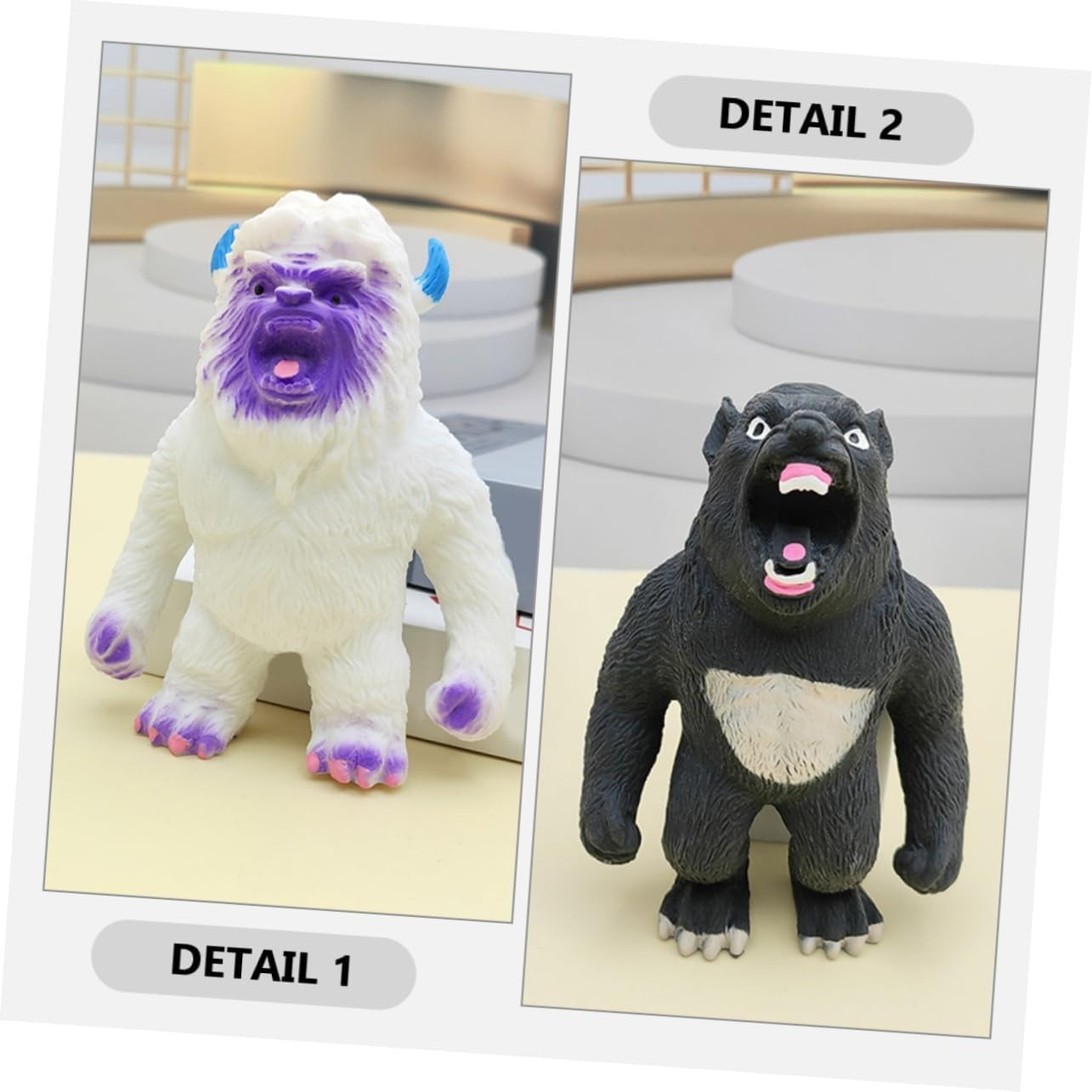 3PCS Cartoon Squeeze Fidget Toys Stress Relief Sensory Squishy