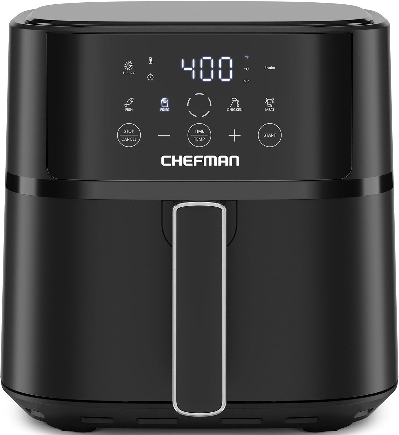 5.7L Compact Digital Air Fryer | Extra-Crisp Hi-Fry Tech | Window View 4 Presets