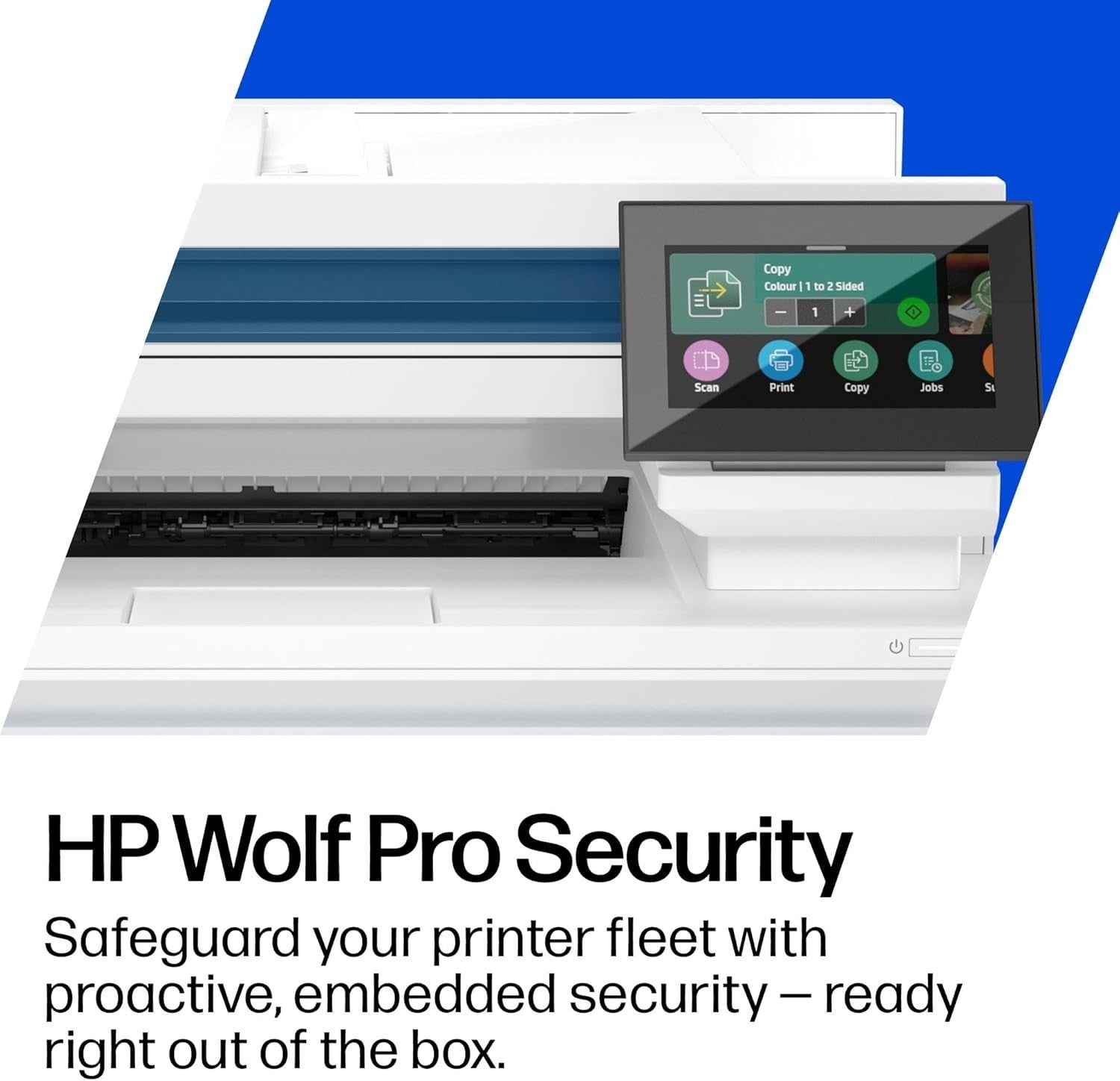 Blue White A4 Colour Laser MFP Printer WiFi Duplex ADF 33ppm Office Pro