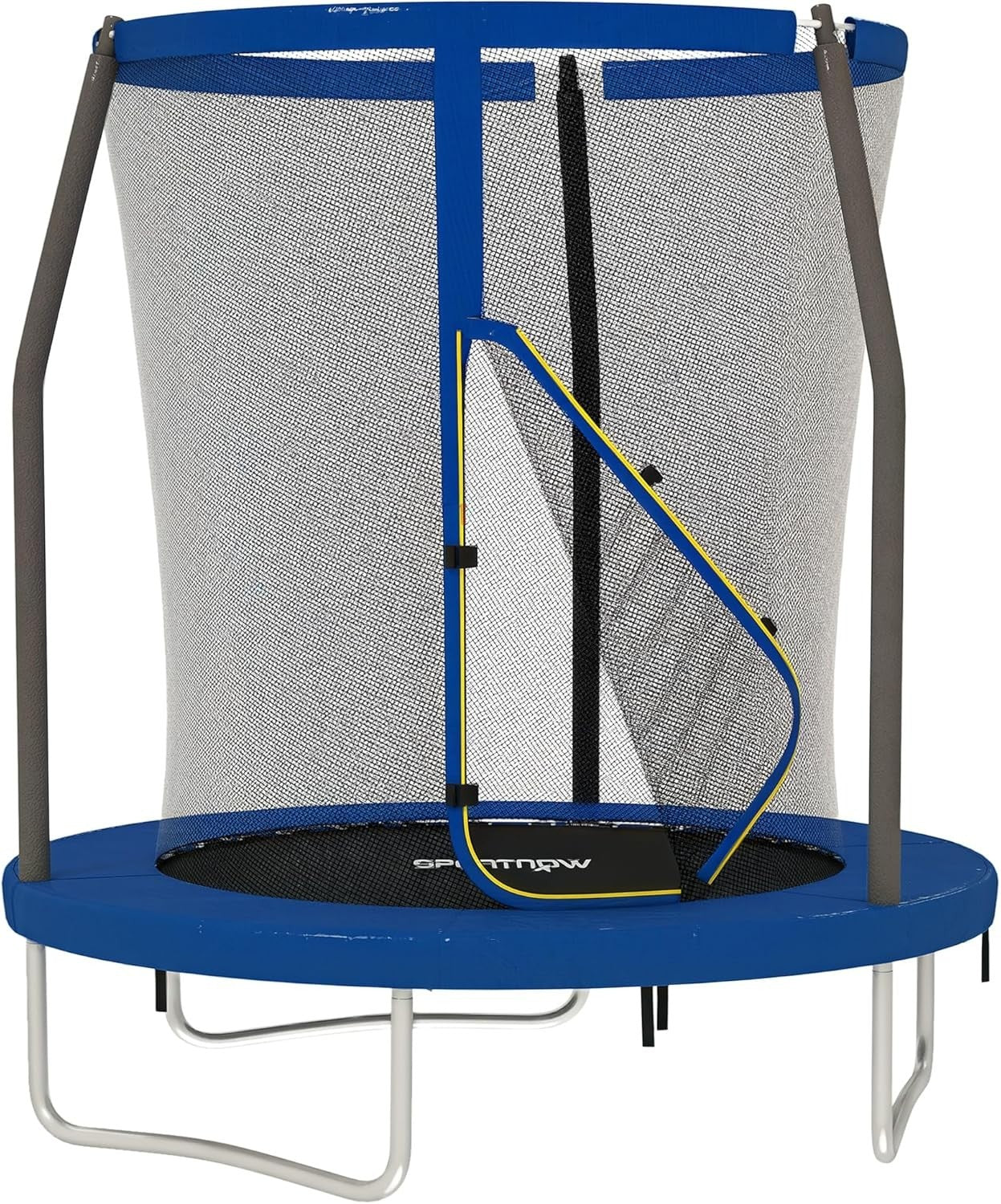 6FT Outdoor Trampoline Safety Enclosure Steel Frame Jump Mat 80KG