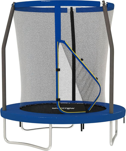 6FT Outdoor Trampoline Safety Enclosure Steel Frame Jump Mat 80KG