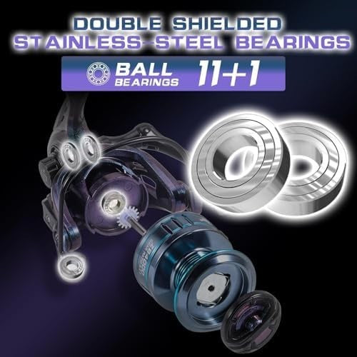 Travel Fishing Rod & Reel Combo 2-Piece Lightweight Spinning Rod Set