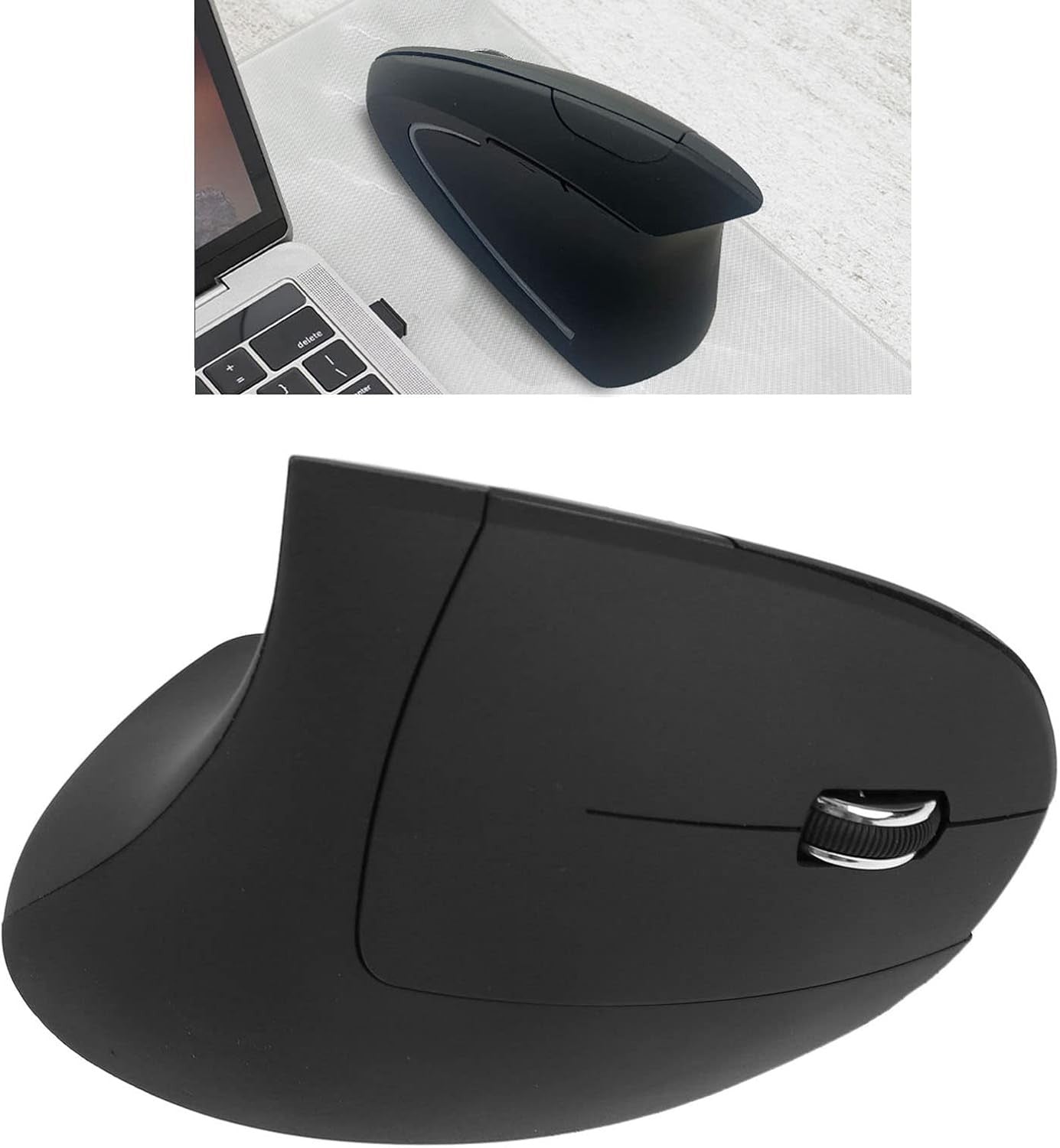 Vertical Ergonomic Wireless Mouse 2.4G Adjustable DPI Gaming Office