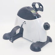 Portable Mini Pedal Exerciser Adjustable Resistance LCD Arm Leg