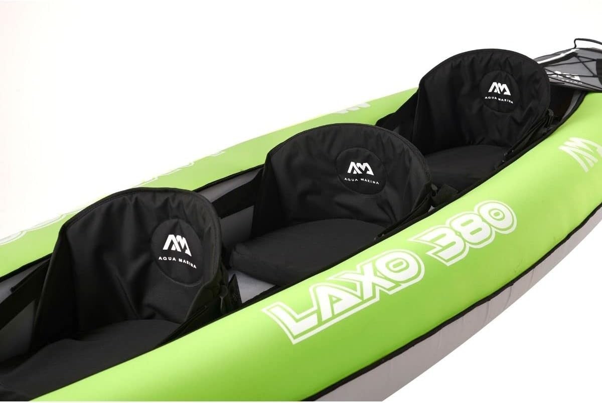 3 Person Inflatable Kayak Canoe Touring Boat w/ High Capacity