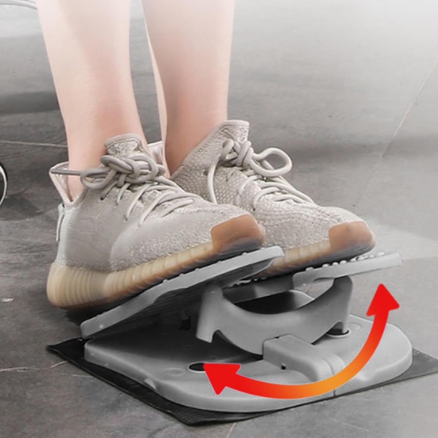 Under Desk Mini Stepper Pedal Exerciser Folding Non Slip Foot Leg Trainer