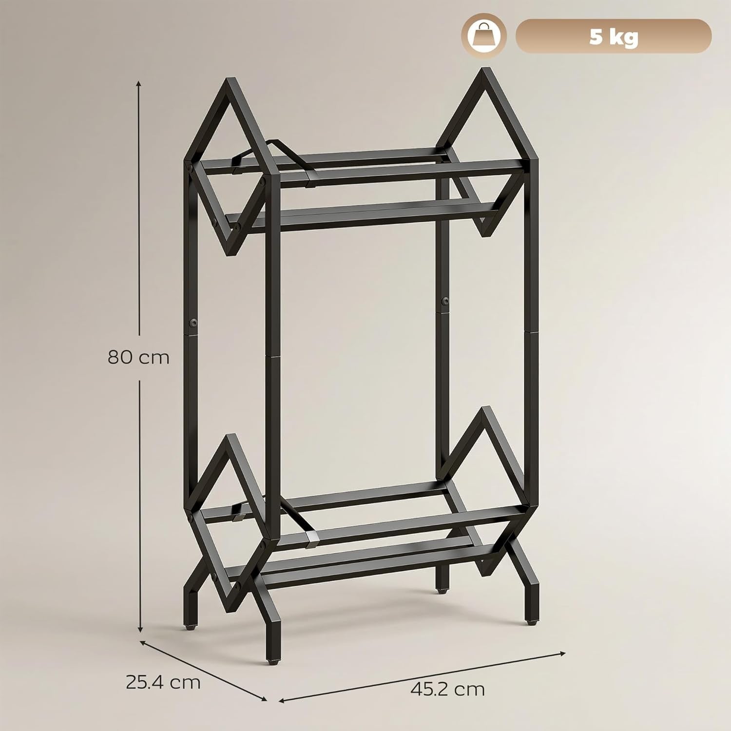 Metal CD Storage Rack 50 Disc Display Stand DVD Book Shelf Black 80cm