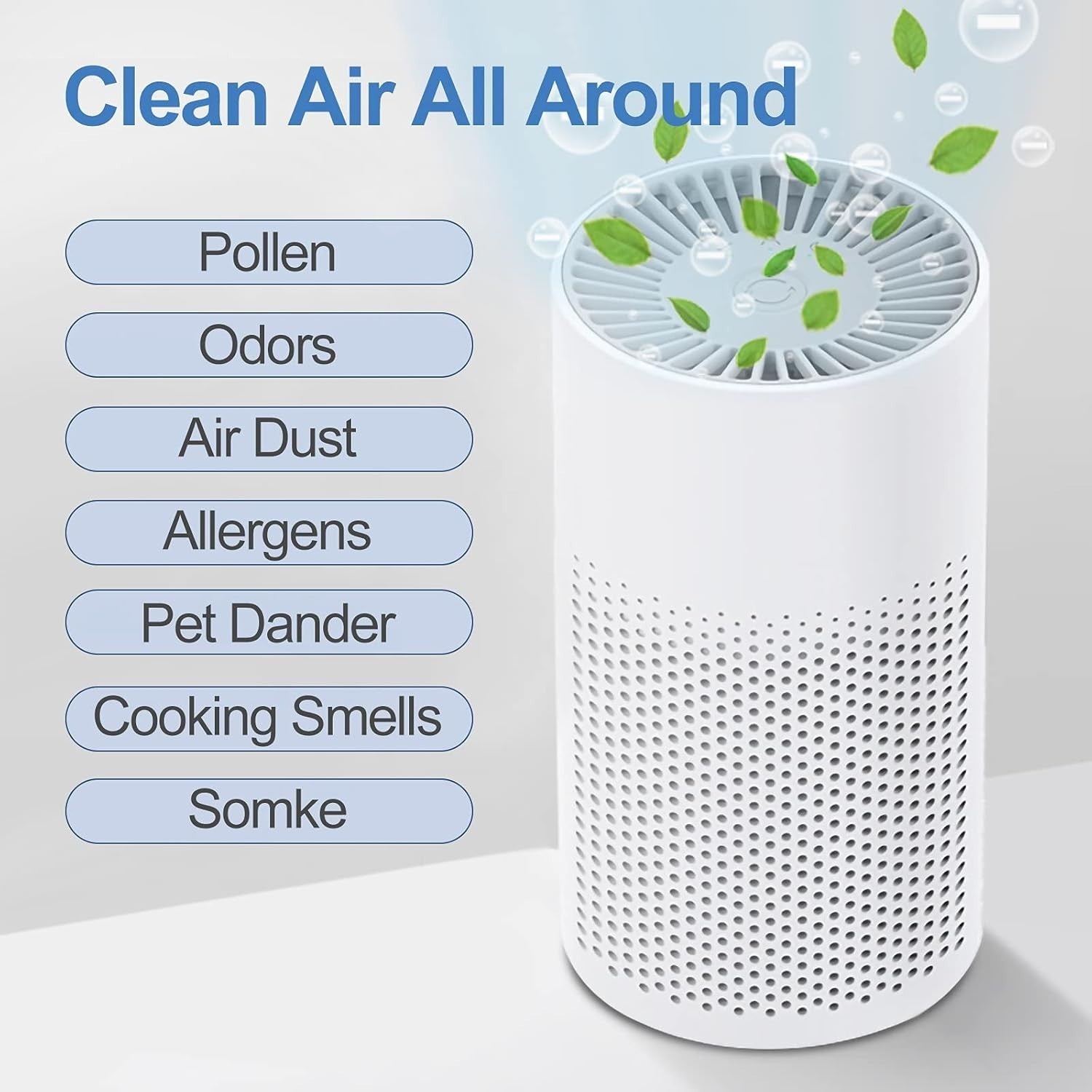 Mini HEPA Air Purifier Desktop Quiet Sleep Mode 150ft² USB