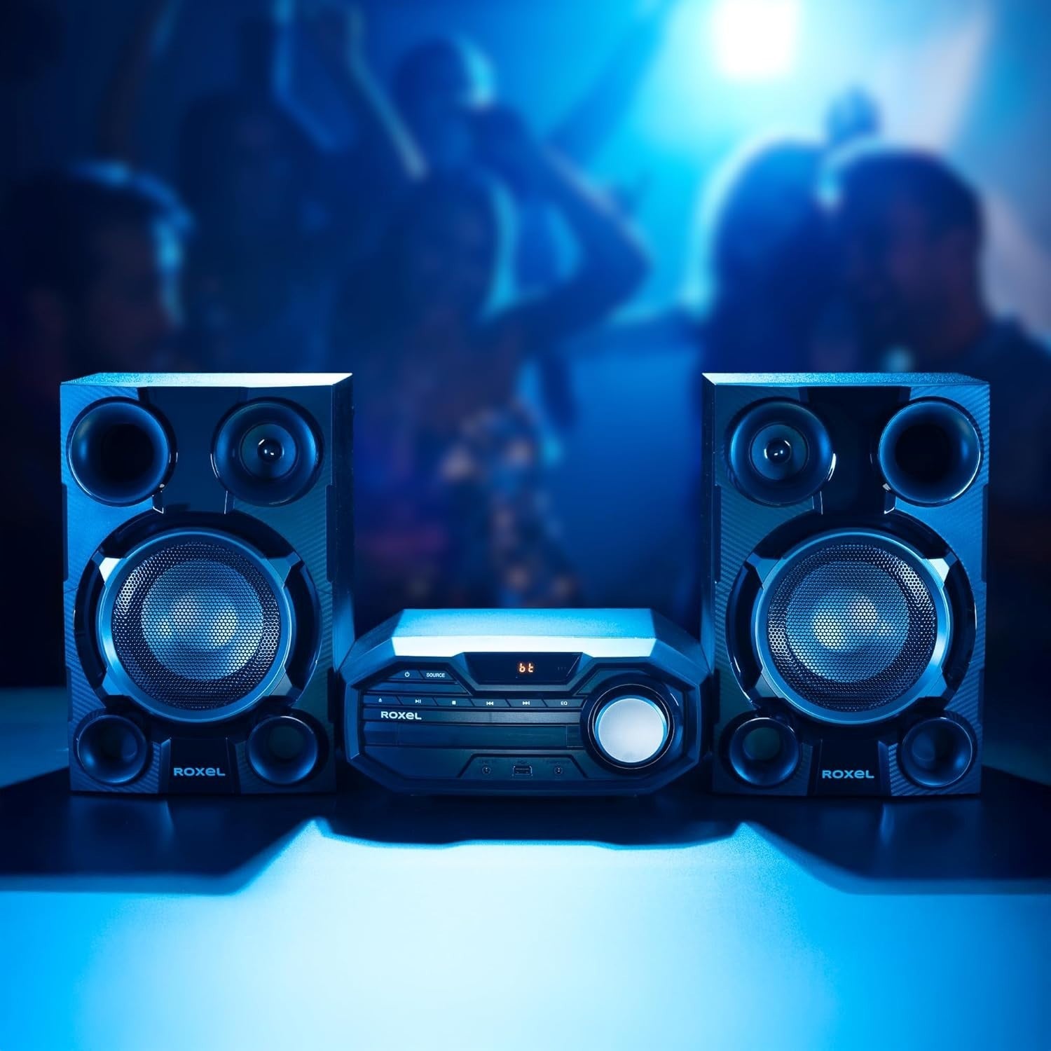100W Mini Hi-Fi System | Bluetooth, CD, FM Radio, USB MP3, AUX, Remote Control