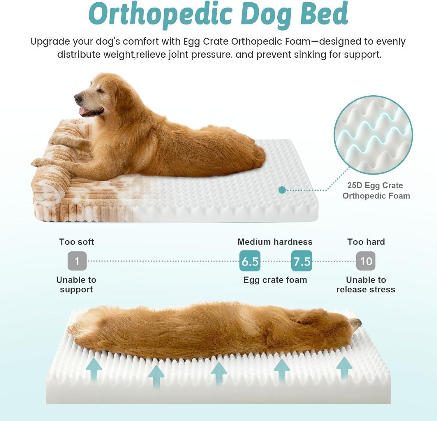 120x88cm XXL Memory Foam Orthopedic Dog Bed Washable Sofa