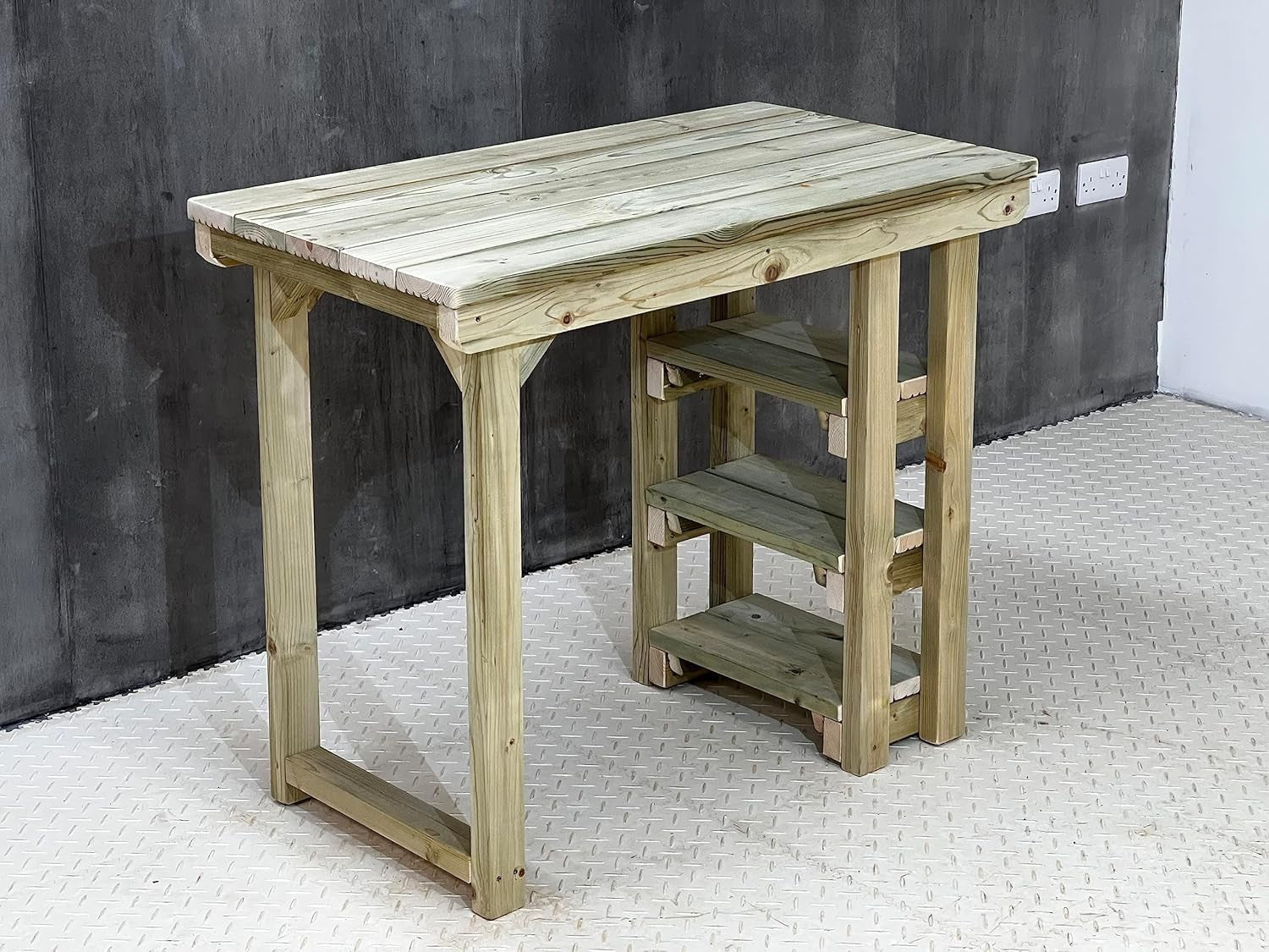 Wooden Garden Potting Table – Multi-Purpose Workbench 106cm Outdoor Bench