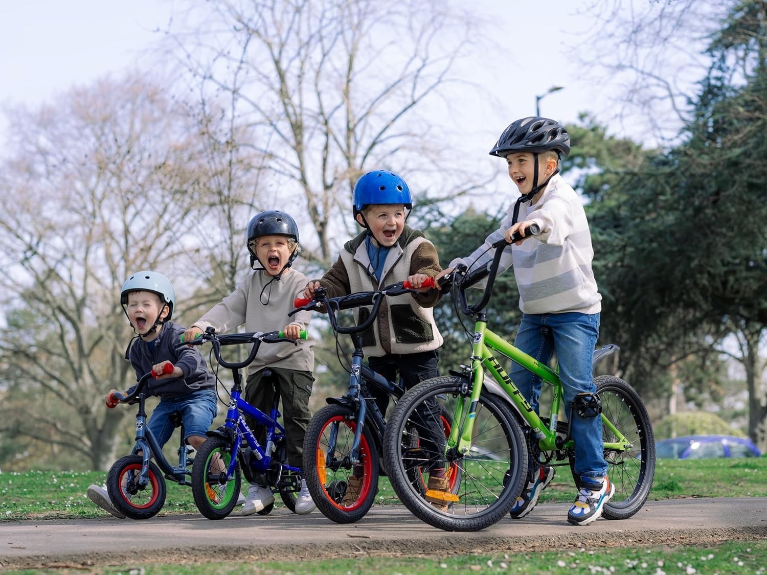 10 Inch Kids Balance Bike Adjustable Seat Handlebars Toddler Bicycle