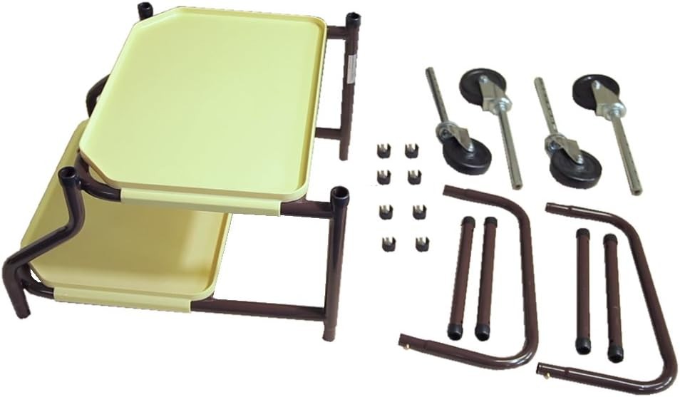 Home Helper Mobility Trolley Wheels Height Adjustable Walking Aid Trays
