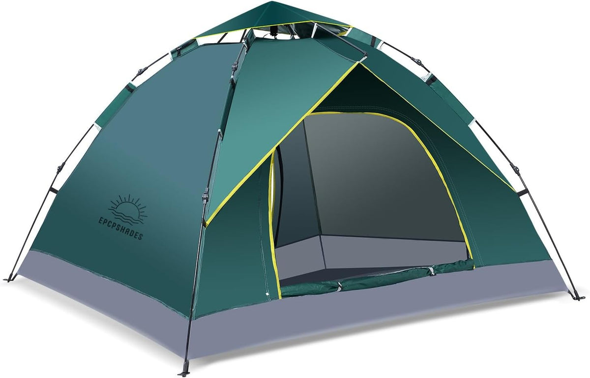2 Man Pop Up Camping Tent Waterproof Instant Double Layer w/ Bag