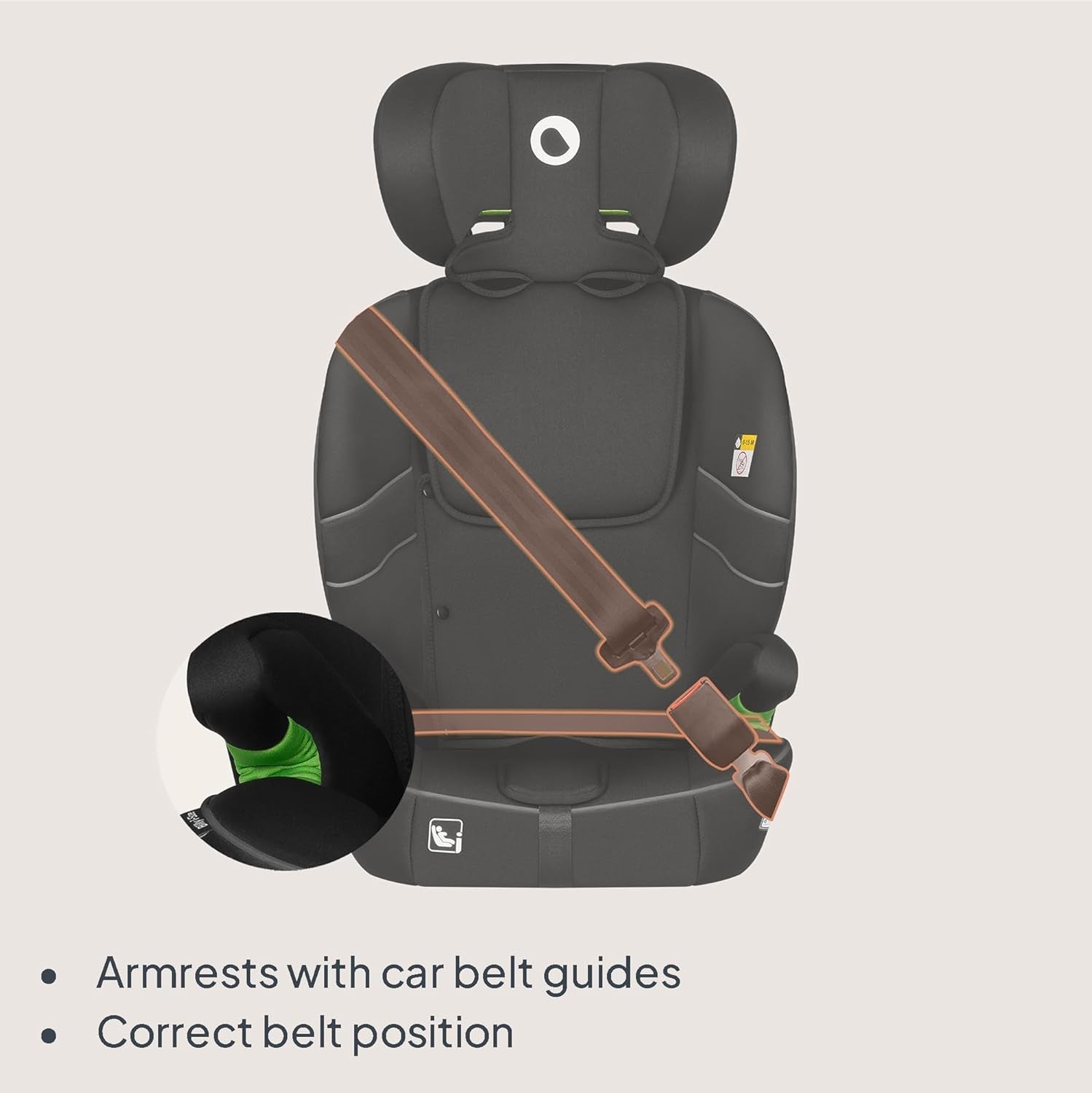 i-Size Car Seat 76–150cm ISOFIX R129 Booster Impact Adjustable