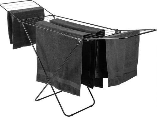 14m Clothes Airer Folding Laundry Drying Rack Compact Indoor Outdoor No Assembly