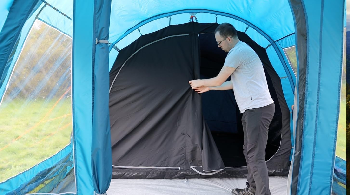 4 Person Family Camping Tent 3000mm Waterproof Tunnel w Canopy