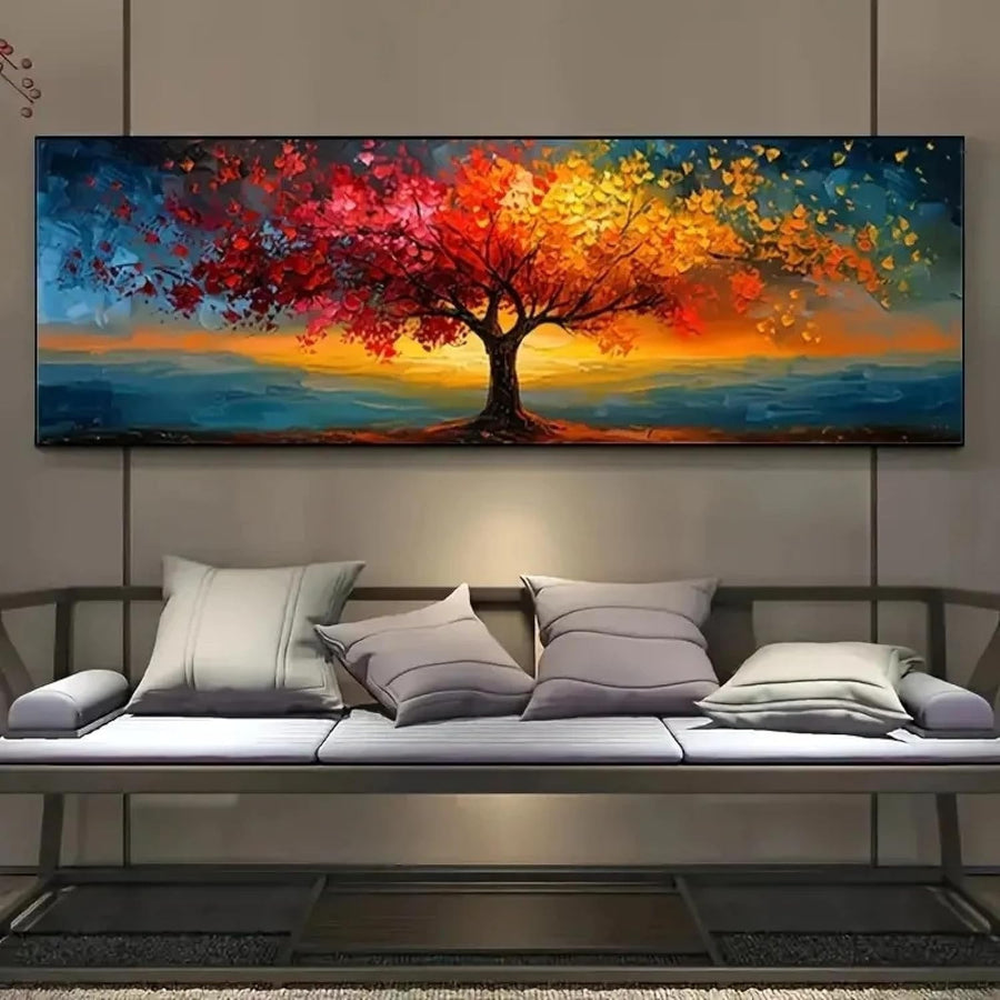 3-Piece Fruit Canvas Wall Art 28x35cm Orange Strawberry