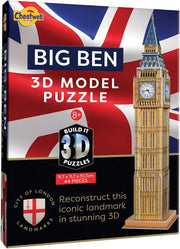3D Big Ben Puzzle Model Kit – Push-Fit, No Glue, Fun for All Ages