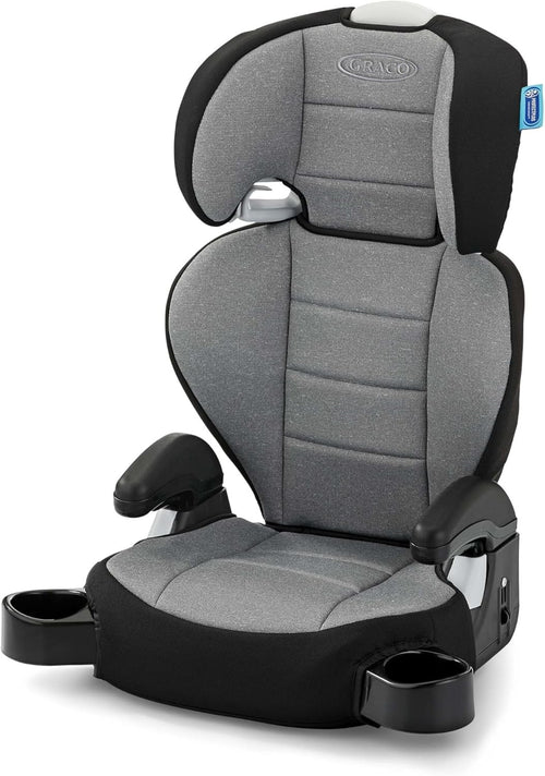 Highback Booster Car Seat 2-in-1 Convertible Seat Belt Kids Seat with Cup Holder
