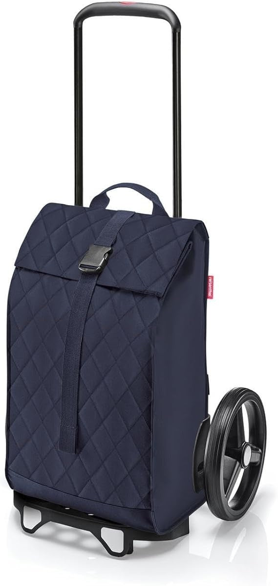 Large Wheeled Shopping Trolley Bag Multi Compartment Adjustable Handle