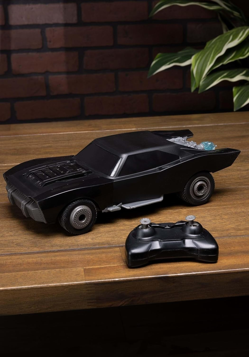 Turbo Boost Batmobile RC Car for Kids 4+, 1:15 Scale Remote Control Car w/ Light
