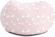 Unicorn Castle Baby Bean Bag Soft Durable Kids Chair for Playroom & Movies