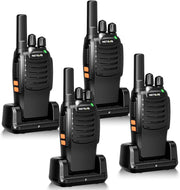 PMR446 Walkie Talkies 4 Pack USB-C VOX Emergency Long Range Radio