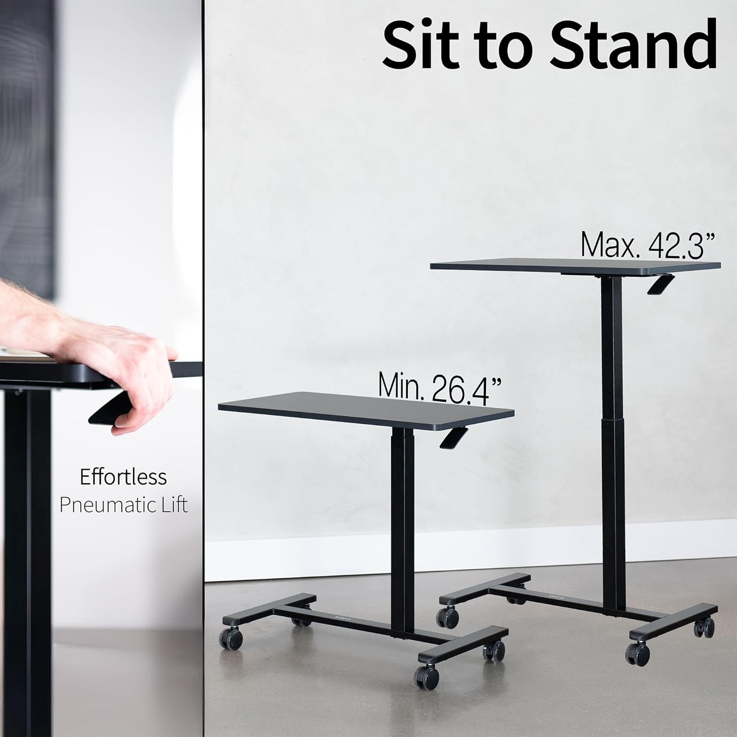 Over Couch Laptop Table Height Adjustable Bedside Desk Mobile Workstation