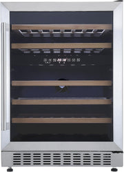60cm Built In Wine Cooler Under Counter Fridge Digital Control 54 Bottle