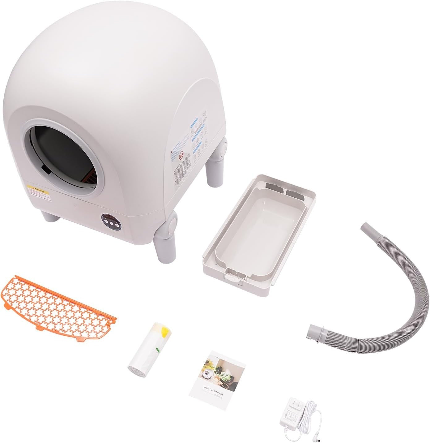 Self Cleaning Cat Litter Box APP Control 68L Smart Odor Control