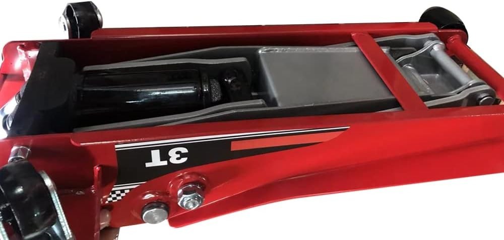 3 Ton Low Profile Trolley Jack Dual Pump Quick Lift 75–500mm Heavy Duty Car Van