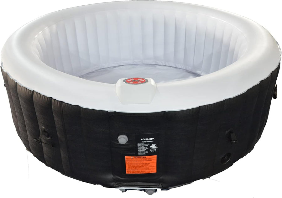 4 Person Inflatable Hot Tub Spa 130 Bubble Jets Portable Indoor Outdoor