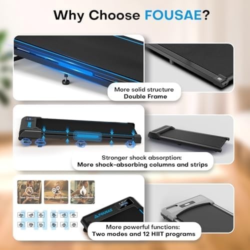 Foldable Walking Pad Treadmill 10KM/H 9% Incline 3-in-1 Home Jogging