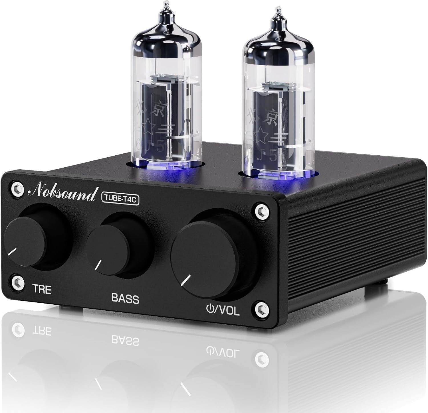 Mini Tube Preamp Class A Stereo Audio Amplifier Bass Treble Control