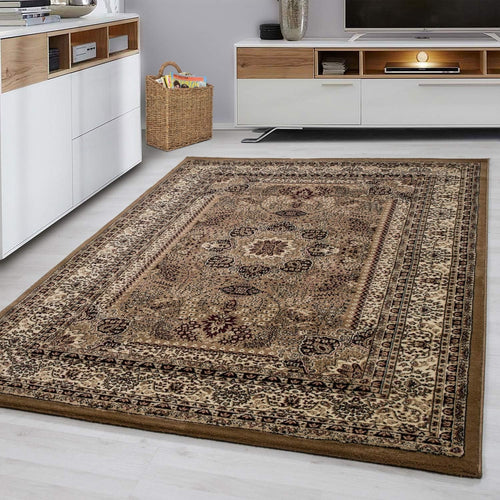 Vintage Style Large Area Rug 200x290cm Soft Low Pile Traditional Carpet