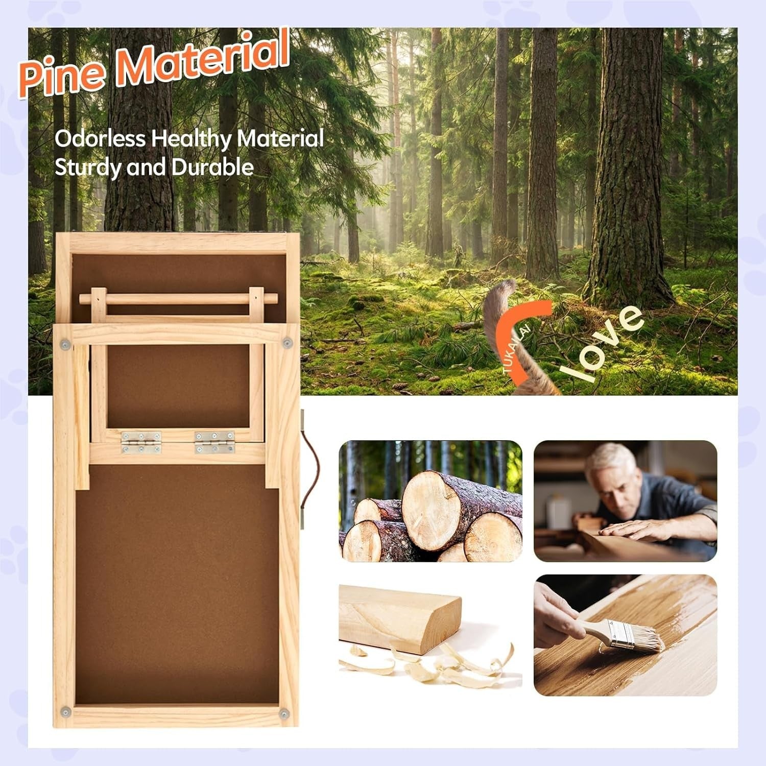 Adjustable Folding Wooden Dog Ramp & Pet Steps – Non‑Slip Safe Access