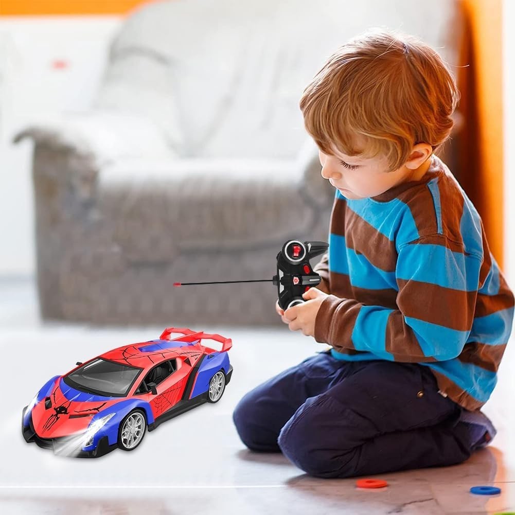 Spider RC Car 1:18 for Kids – Driftable Remote Control Car with Lights