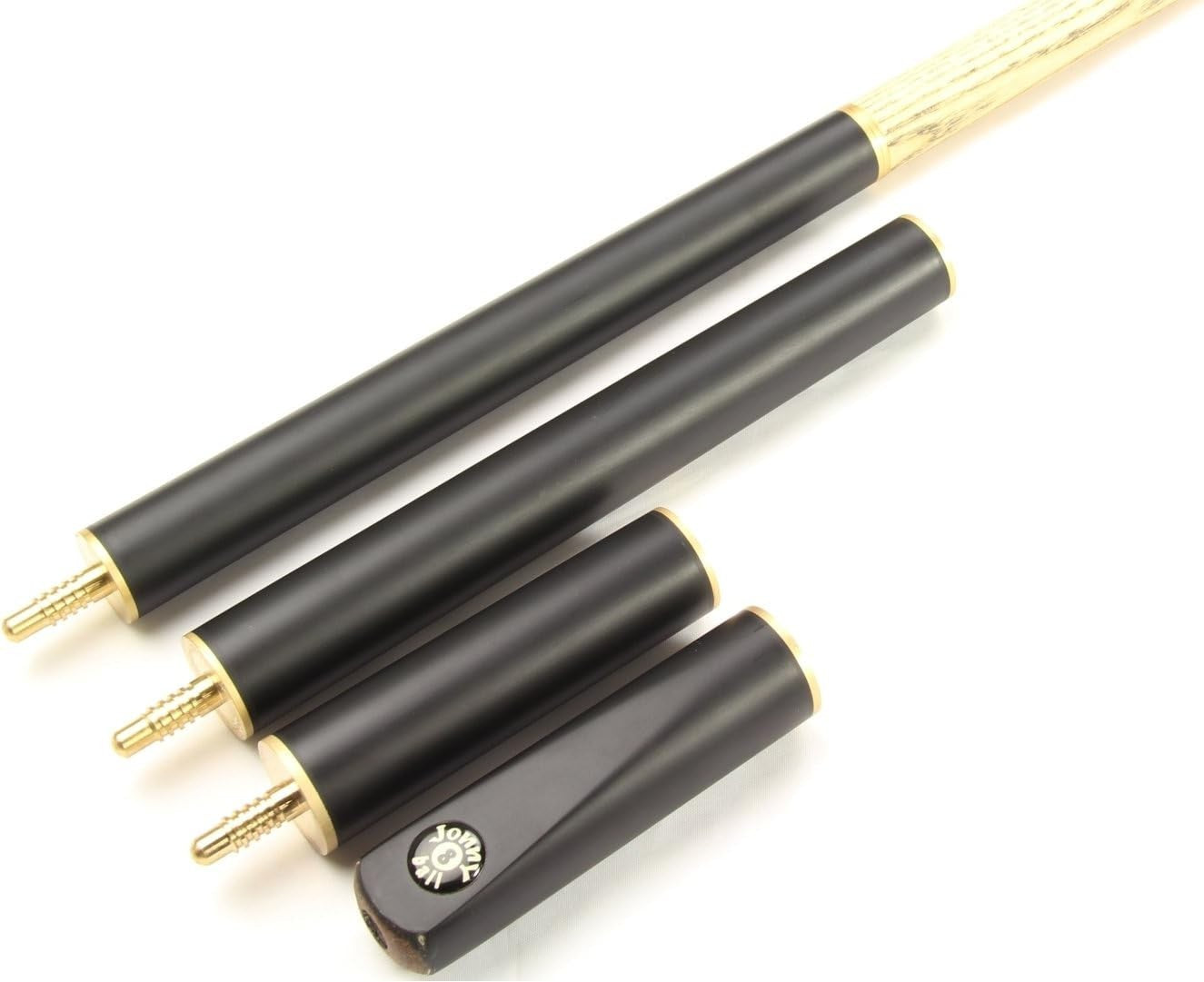 48in Adjustable Junior Pool Snooker Cue 5pc Ash 9mm Tip Space Saver