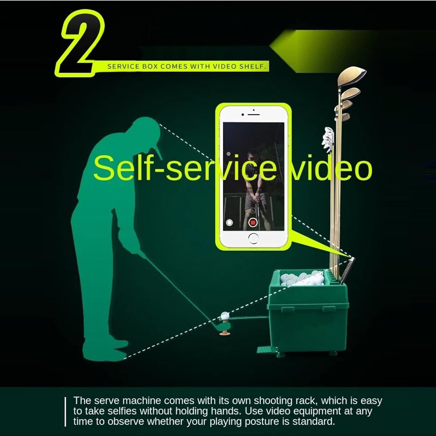 Automatic Golf Ball Dispenser Pitching Machine Trainer