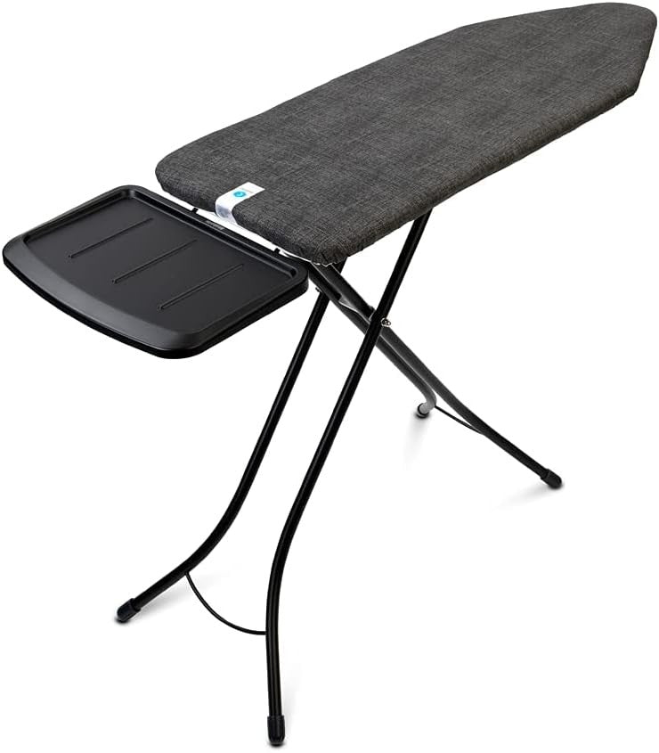 Extra Large Ironing Board 124x45cm Adjustable Height Steam Unit Holder