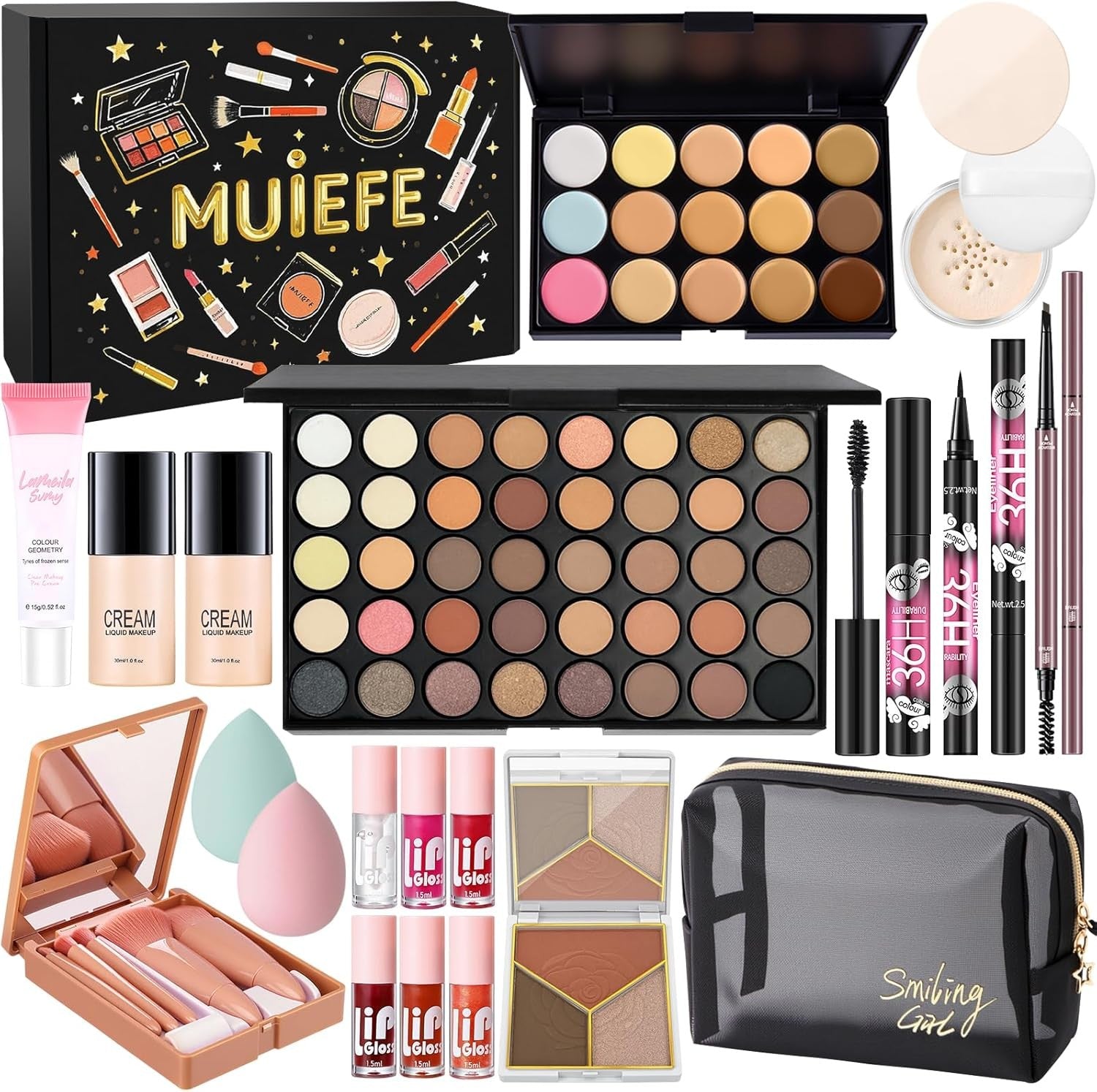 All In One Makeup Starter Kit Gift Set Palette